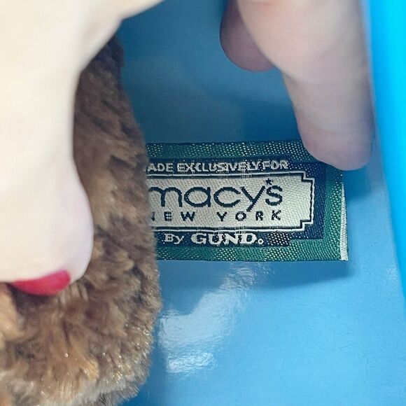 GUND Teddy Bear‎ Collector Plush Macy's New York NEW with Original Box Polka Dot - Picture 5 of 10